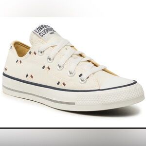 Converse Chuck Taylor All Star Clubhouse Cream Egret Flags Sneakers A03405F